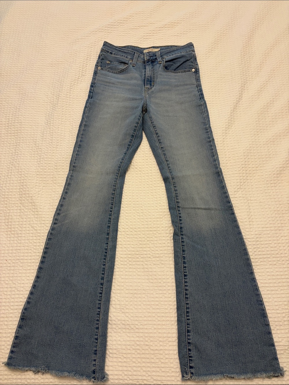 Women’s Levi 726 Light Blue Flared Jeans